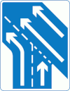 Traffic on the main carriageway coming from right has priority over joining traffic